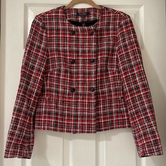 Brooks Brother Tweed Blazer-woven in Italy size 10 - Picture 1 of 9